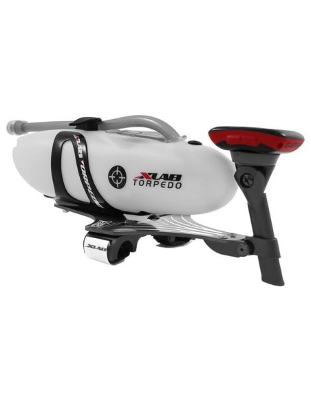 XLAB Hydration Torpedo Versa 500 Carbon - Airflow - White Bottle