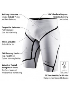 Buddyswim Neopreen Jammer Wit 2