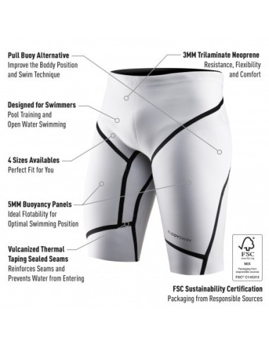 Buddyswim Neopreen Jammer Wit